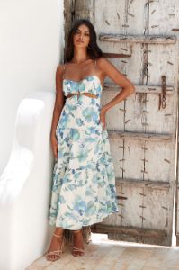 Lighter Than Air Maxi Dress Blue sold by Hello Molly