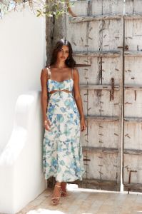 Lighter Than Air Maxi Dress Blue sold by Hello Molly