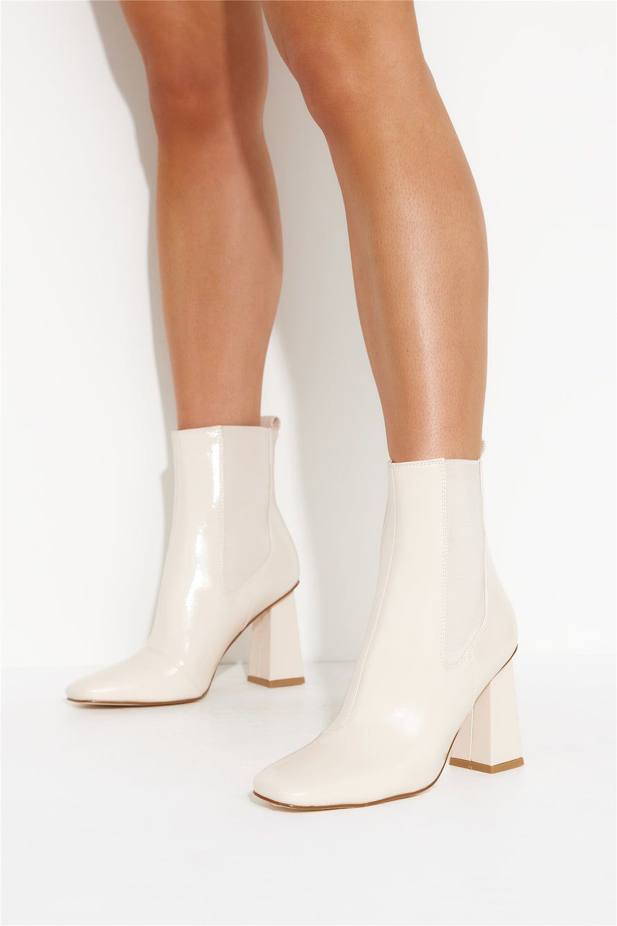 BILLINI Karina Ankle Boots Chalk Crinkle Patent sold by Hello Molly product image thumbnail 2