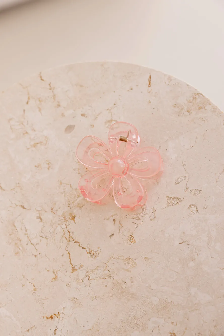 Beach Flower Claw Clip Pink sold by Hello Molly product image thumbnail 2