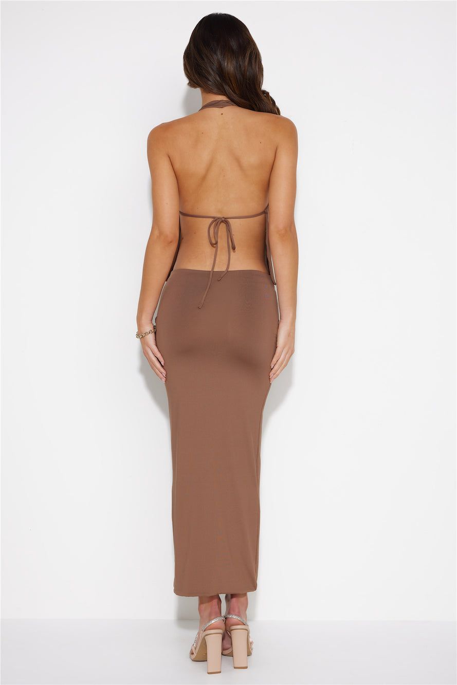 My Style Midi Skirt Brown sold by Hello Molly product image thumbnail 5