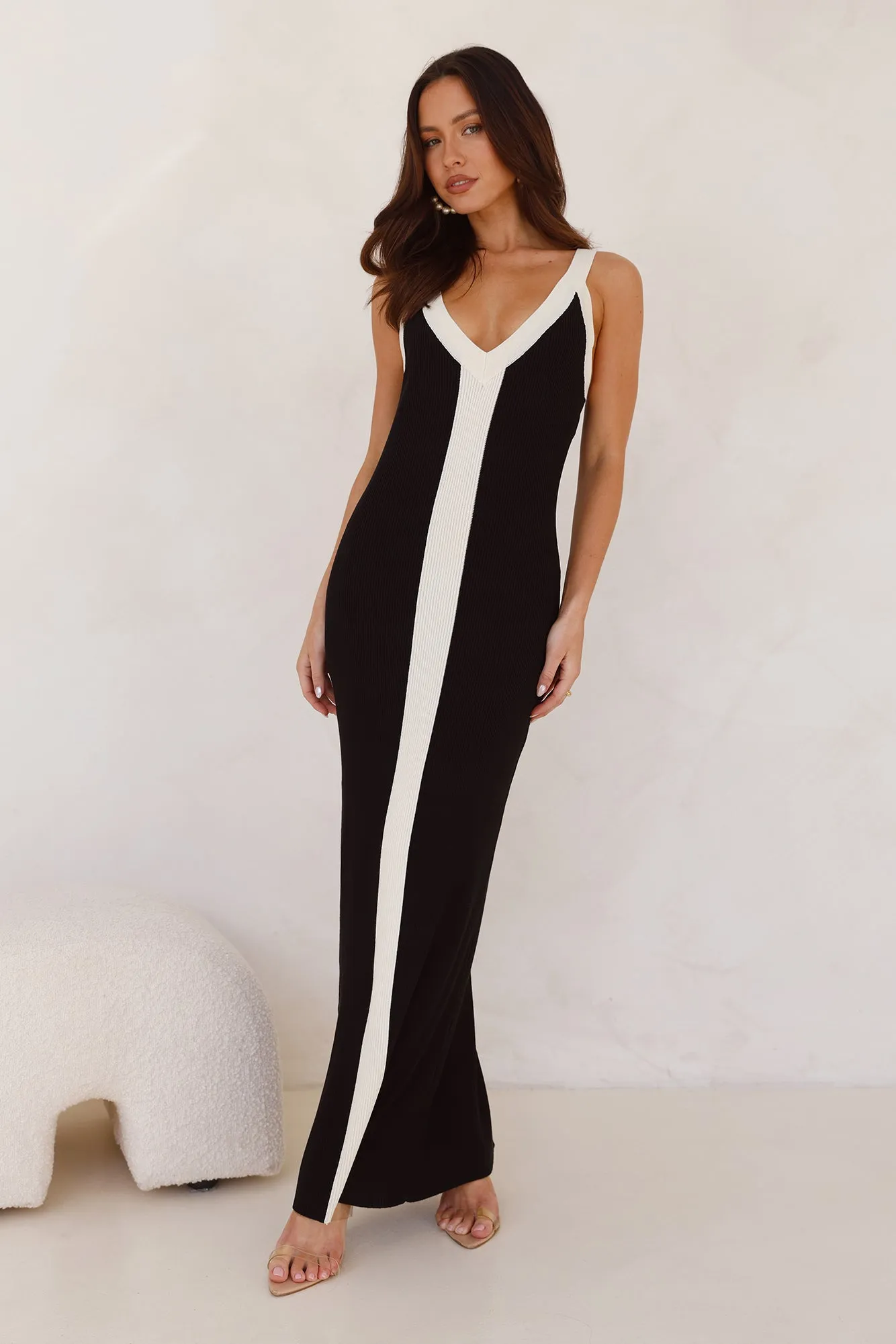 Same Days Ribbed Maxi Dress Black sold by Hello Molly