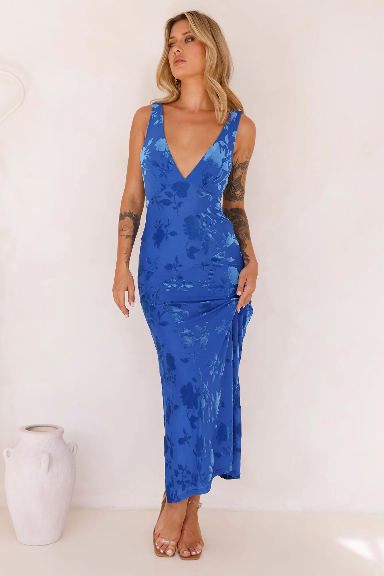 Sands of Summer Midi Dress Blue sold by Hello Molly product image thumbnail 2