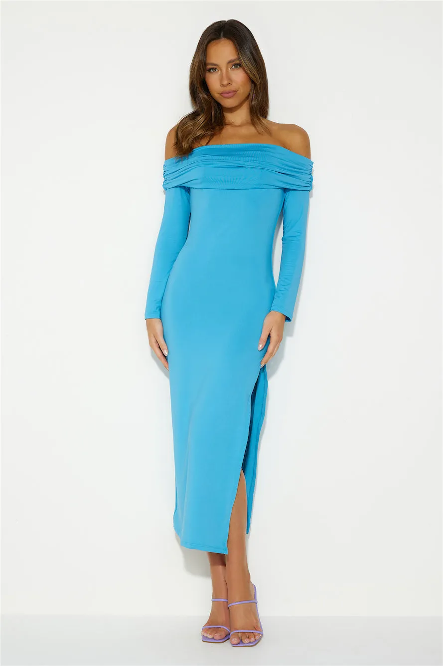 Your Destiny Midi Dress Blue sold by Hello Molly product image thumbnail 2