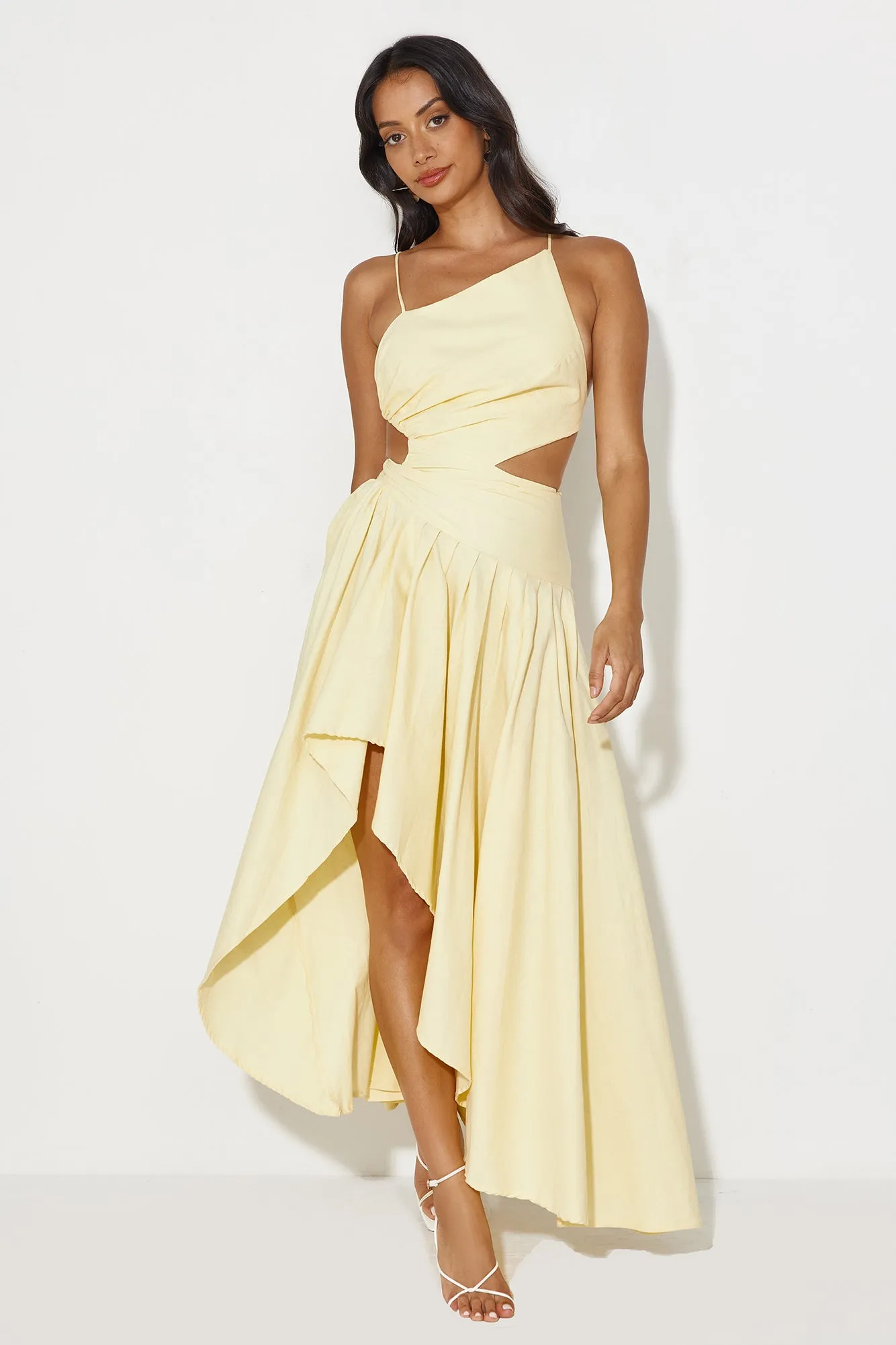 Frolicking Fields Midi Dress Yellow sold by Hello Molly product image thumbnail 3