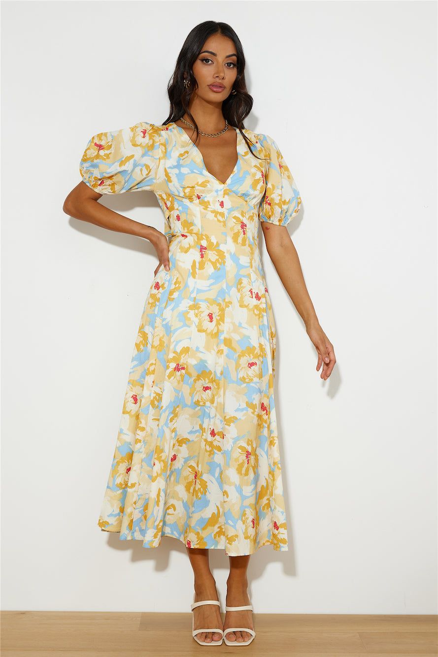 Daytime 'Fit Midi Dress Yellow sold by Hello Molly product image thumbnail 3