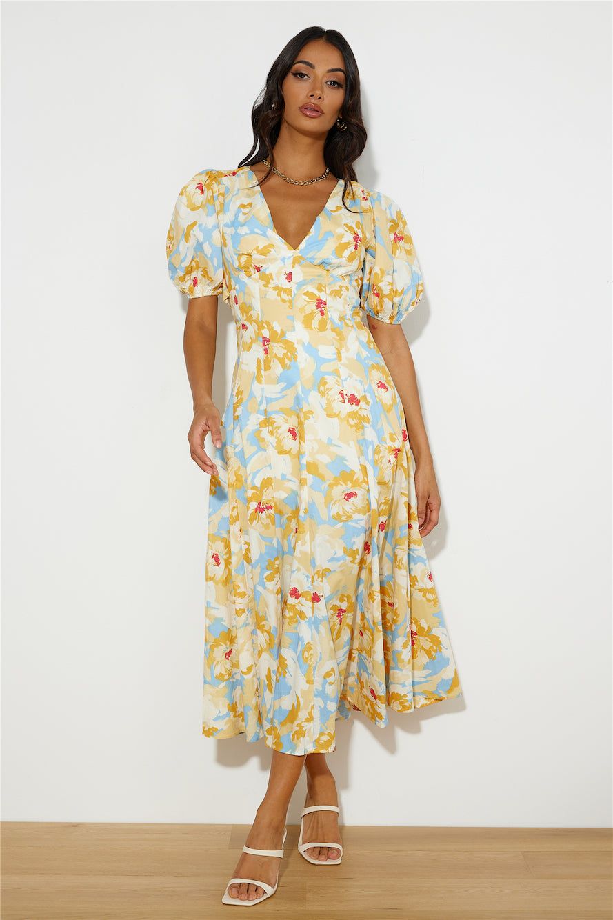 Daytime 'Fit Midi Dress Yellow sold by Hello Molly product image thumbnail 4