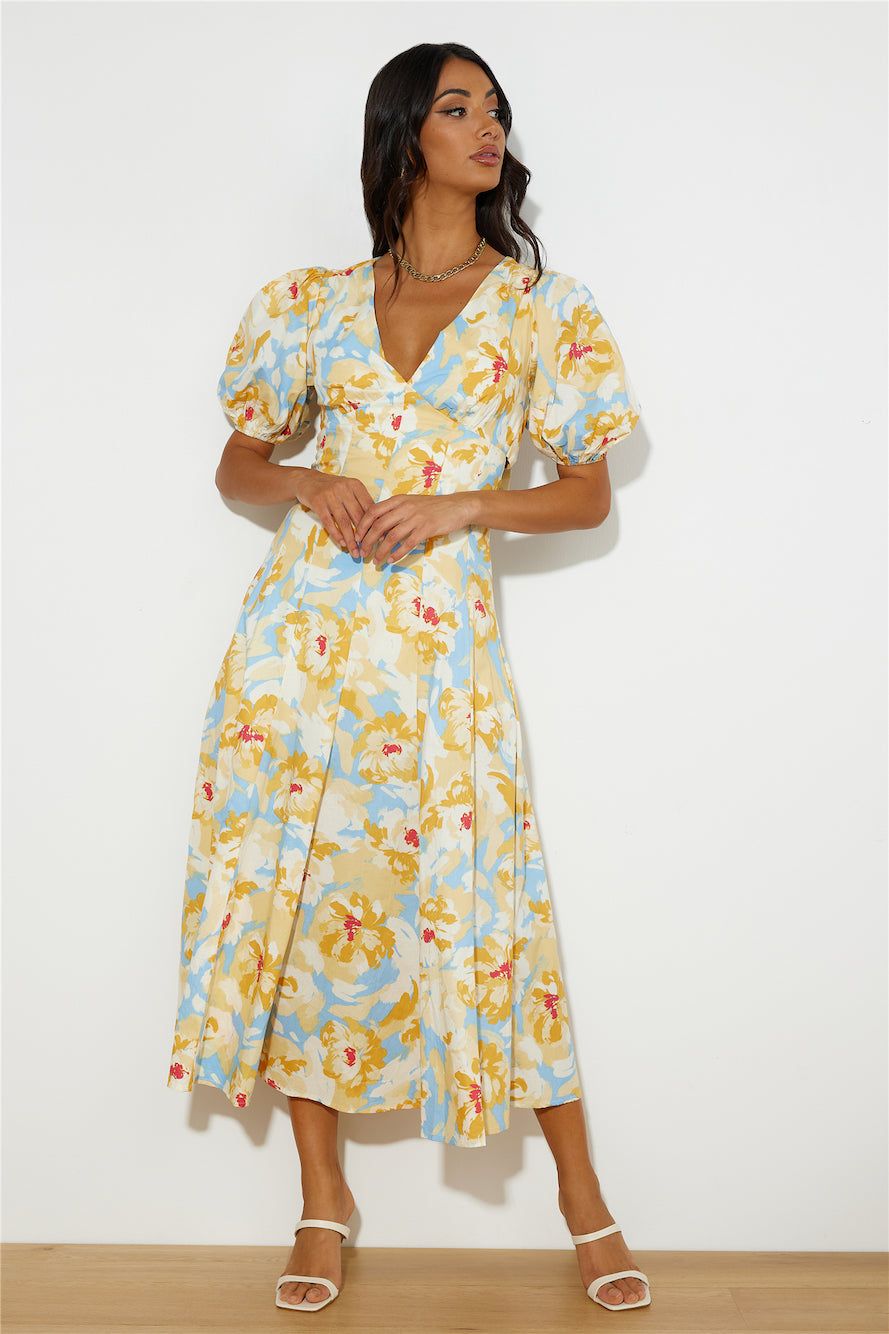 Daytime 'Fit Midi Dress Yellow sold by Hello Molly product image thumbnail 2