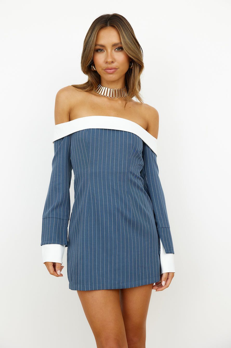 Chic Business Romper Navy sold by Hello Molly product image thumbnail 5