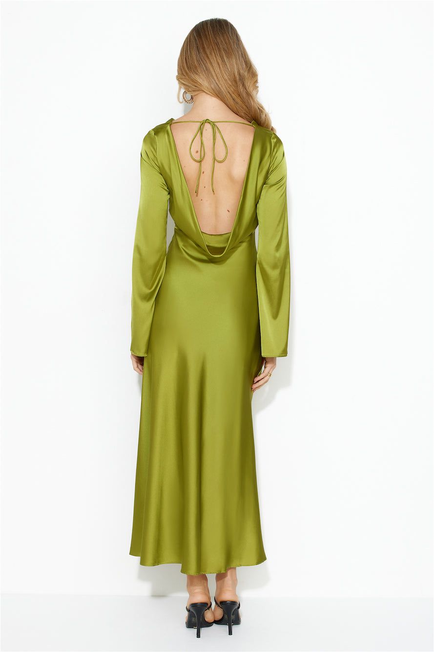 True Elegance Maxi Dress Green sold by Hello Molly product image thumbnail 5
