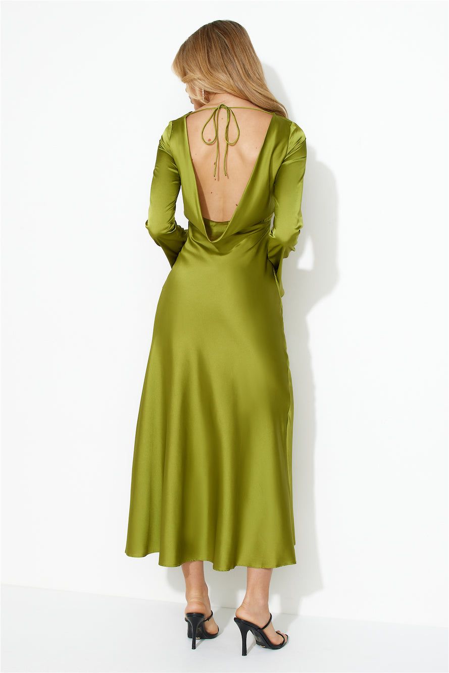 True Elegance Maxi Dress Green sold by Hello Molly product image thumbnail 3
