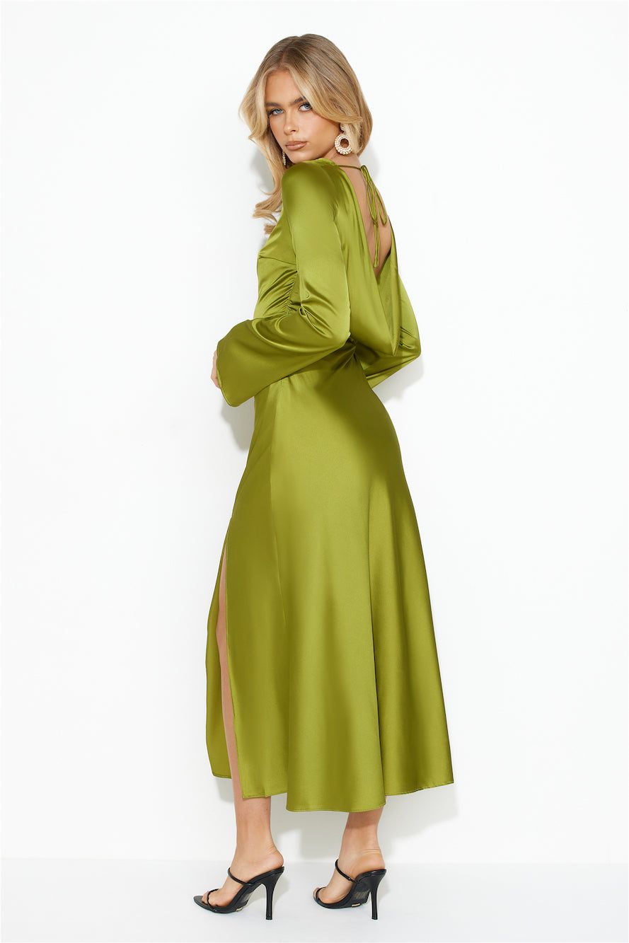 True Elegance Maxi Dress Green sold by Hello Molly product image thumbnail 4