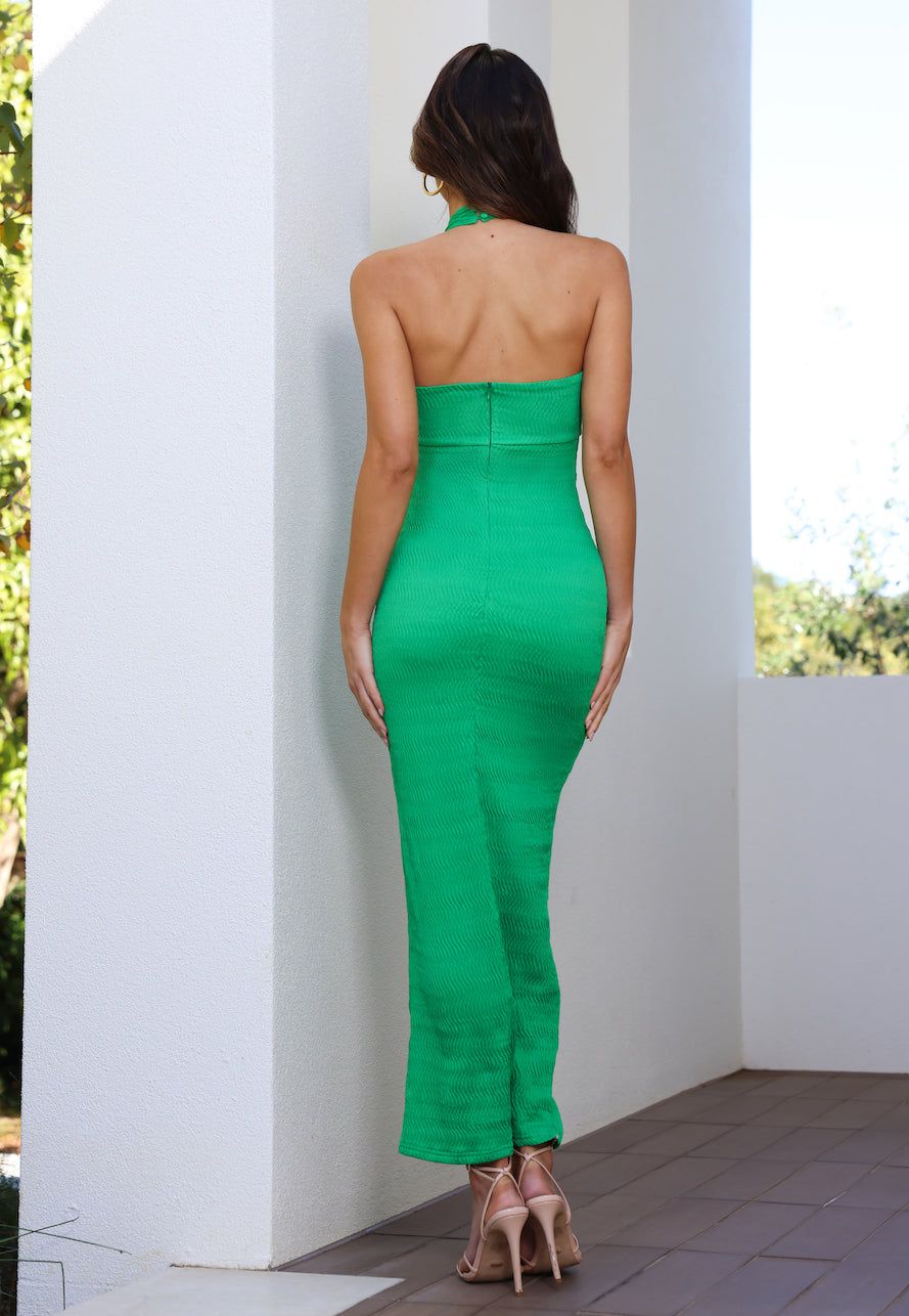 At The Resort Midi Dress Green sold by Hello Molly product image thumbnail 4