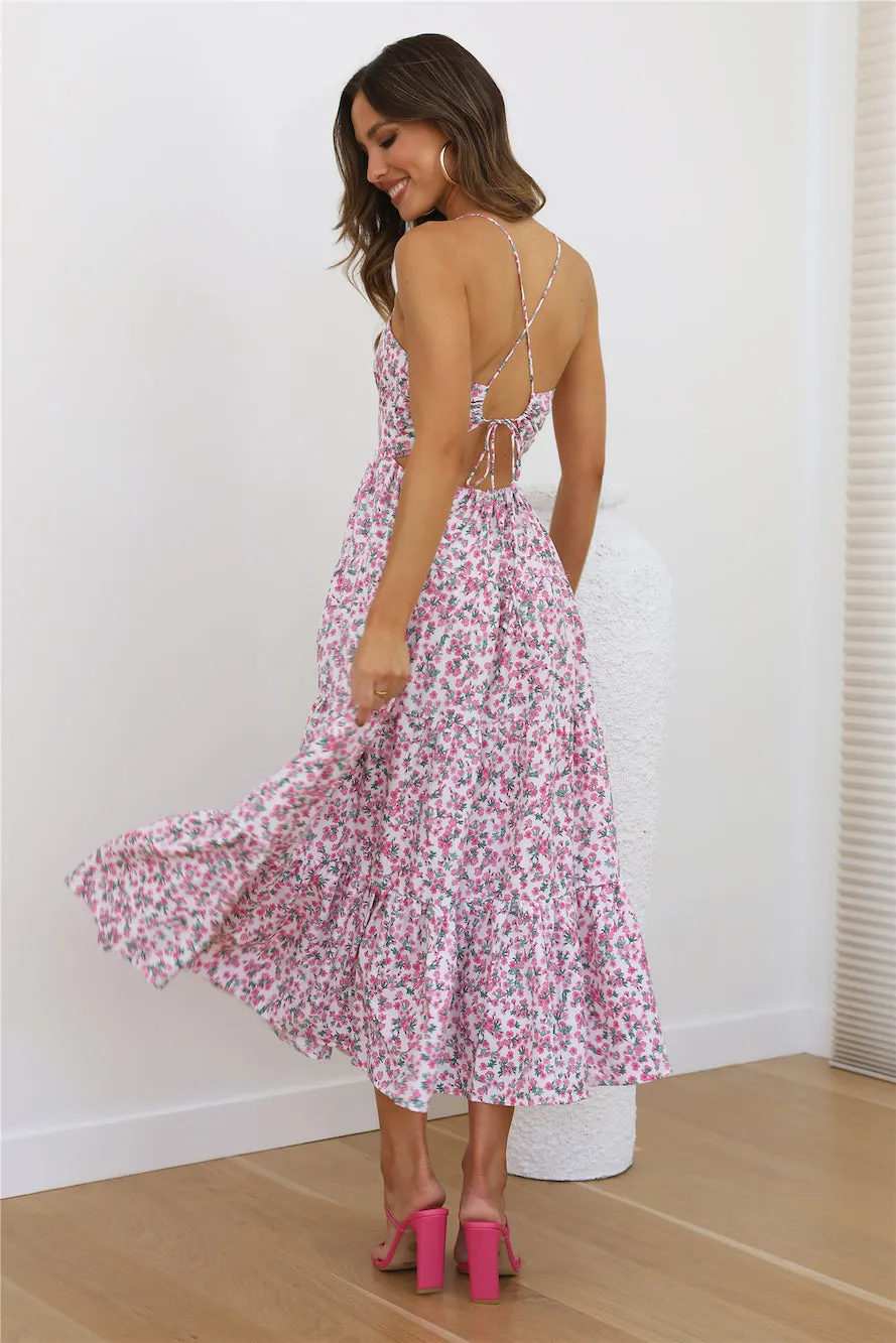 Blooming Girl Maxi Dress Pink sold by Hello Molly product image thumbnail 5