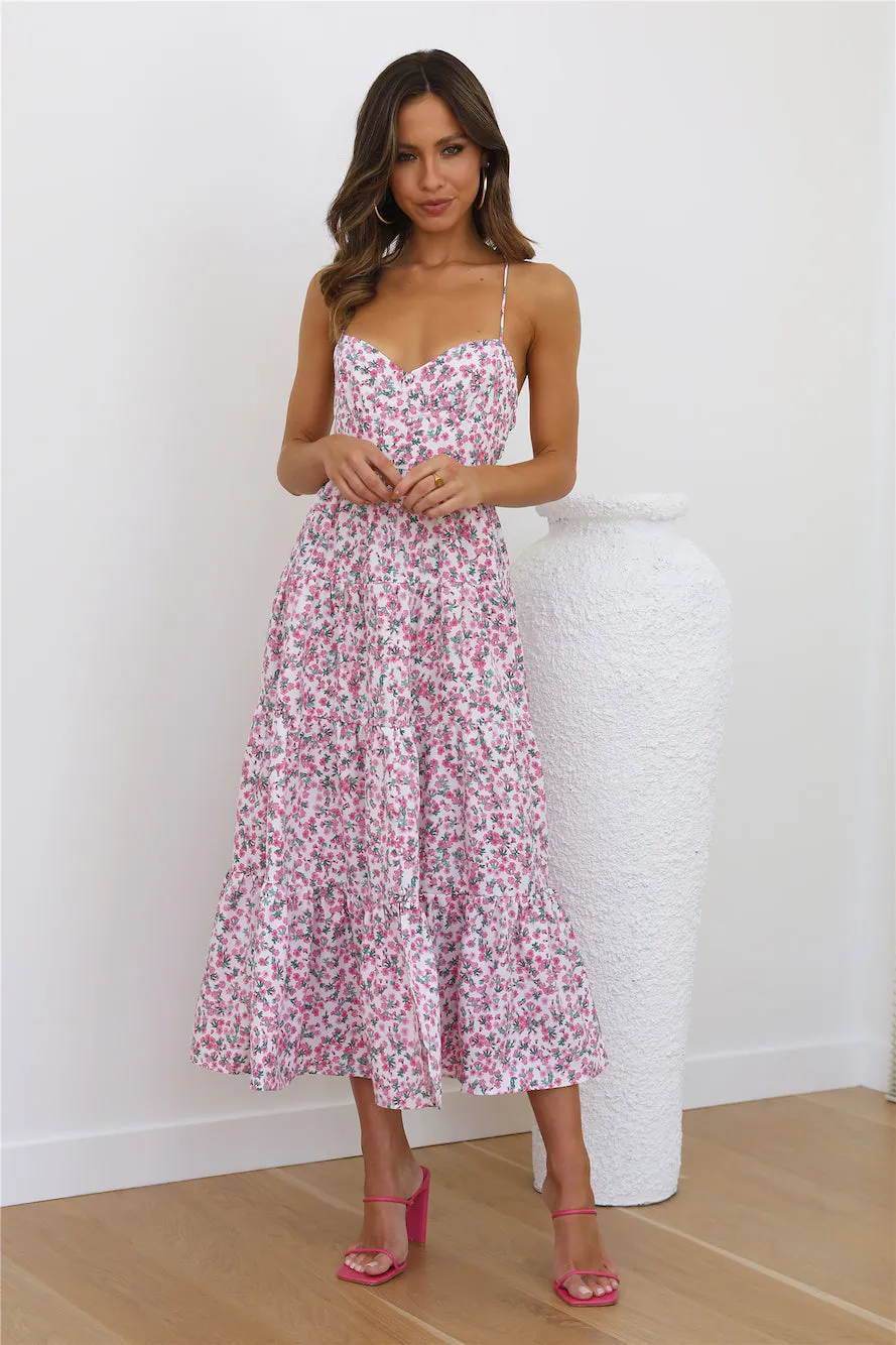 Blooming Girl Maxi Dress Pink sold by Hello Molly product image thumbnail 2