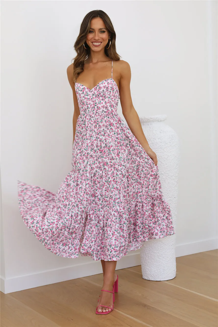 Blooming Girl Maxi Dress Pink sold by Hello Molly product image thumbnail 3