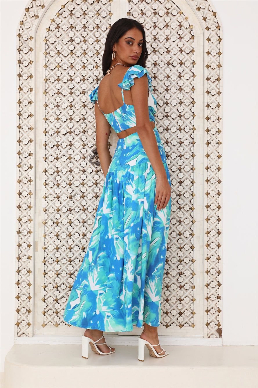 Love The Fit Midi Dress Blue sold by Hello Molly product image thumbnail 4