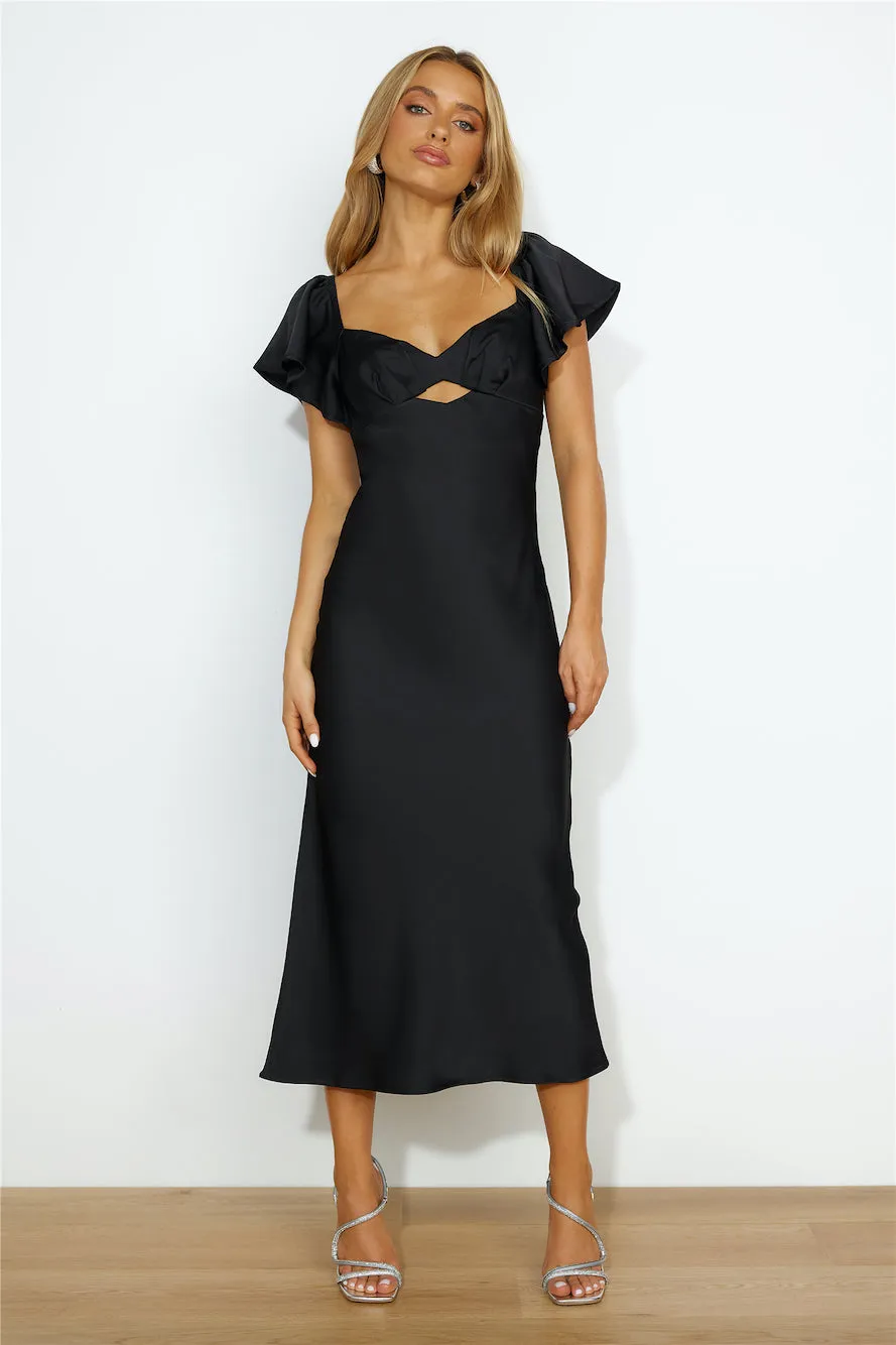 Trendy Guest Midi Dress Black sold by Hello Molly product image thumbnail 3
