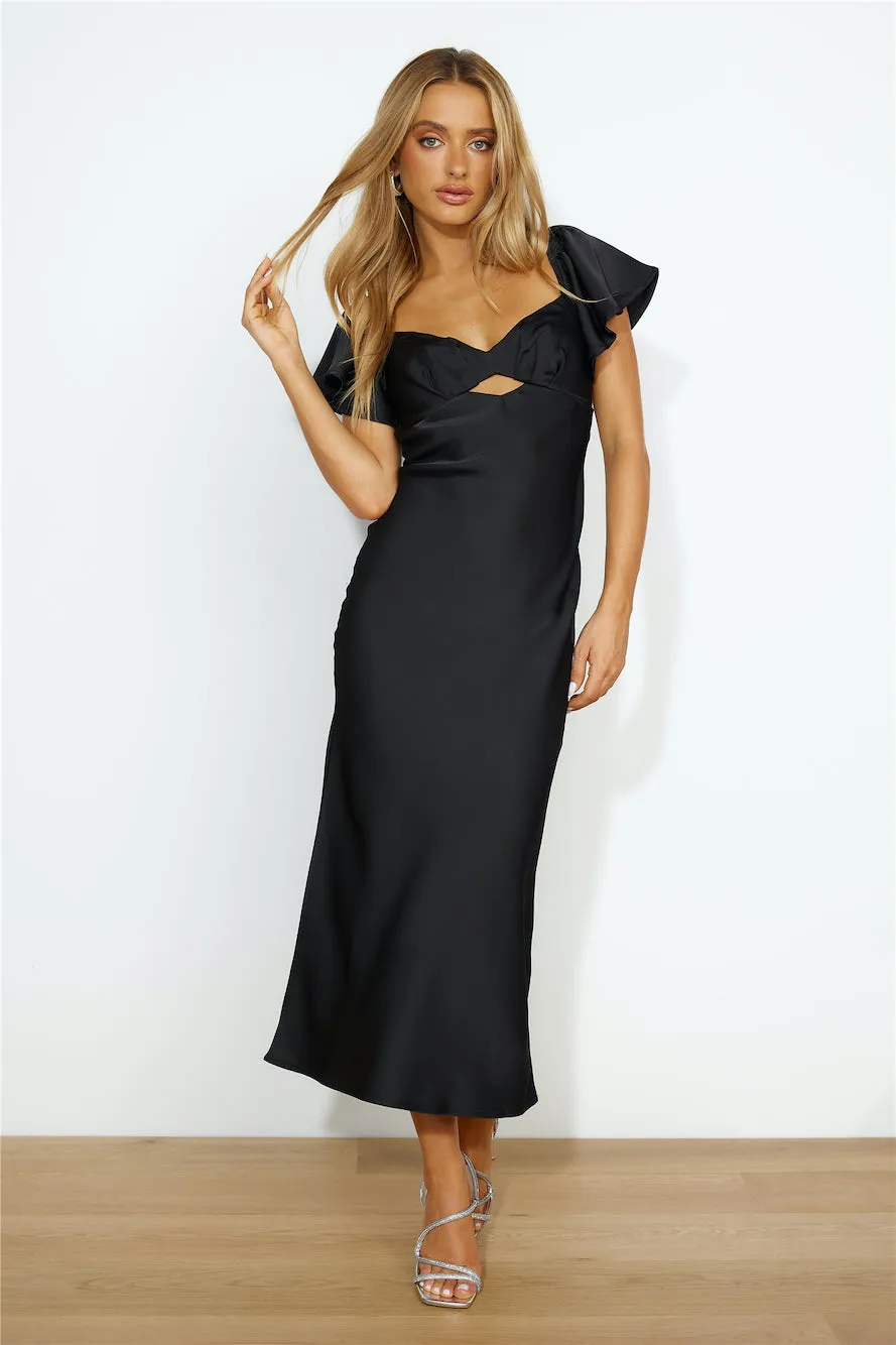 Trendy Guest Midi Dress Black sold by Hello Molly product image thumbnail 4