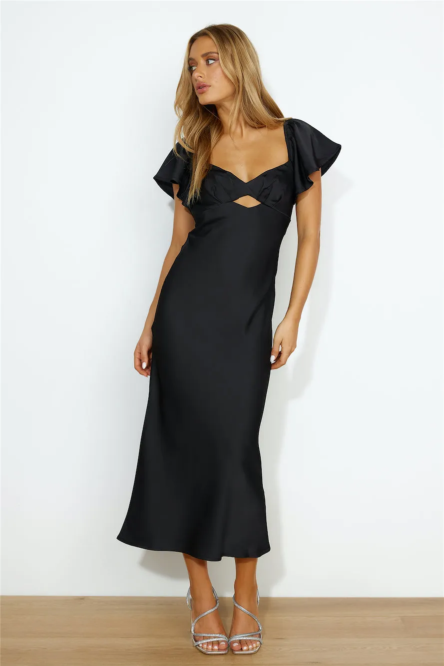 Trendy Guest Midi Dress Black sold by Hello Molly
