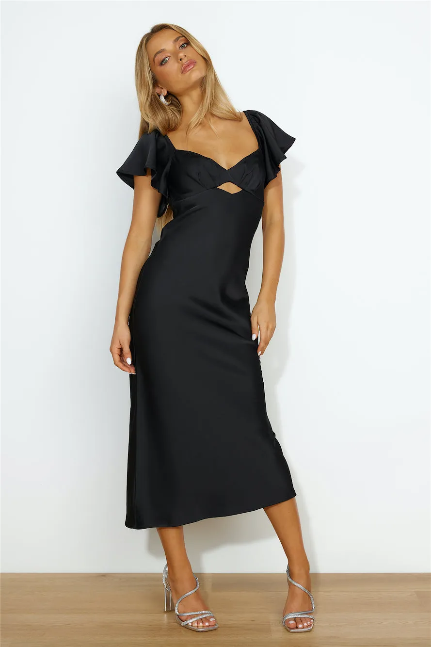 Trendy Guest Midi Dress Black sold by Hello Molly product image thumbnail 5