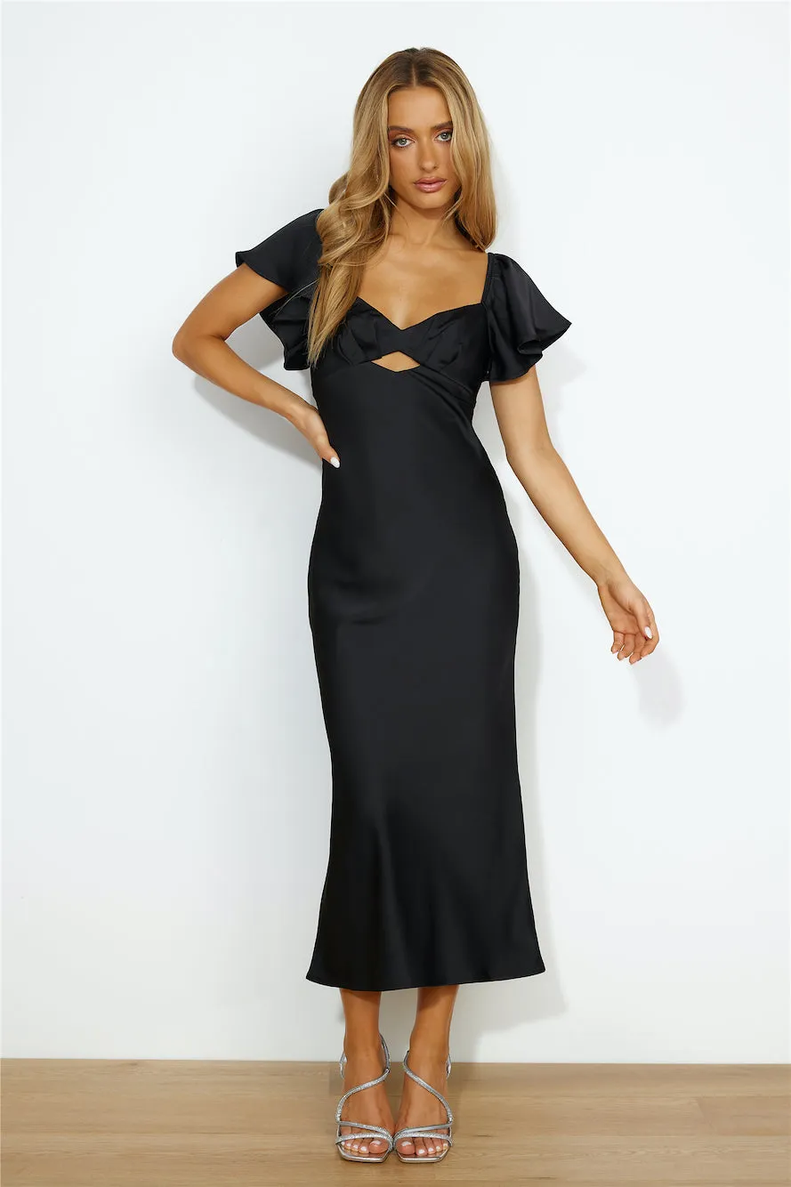 Trendy Guest Midi Dress Black sold by Hello Molly product image thumbnail 2