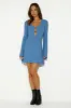 Laser Focus Mini Dress Blue sold by Hello Molly