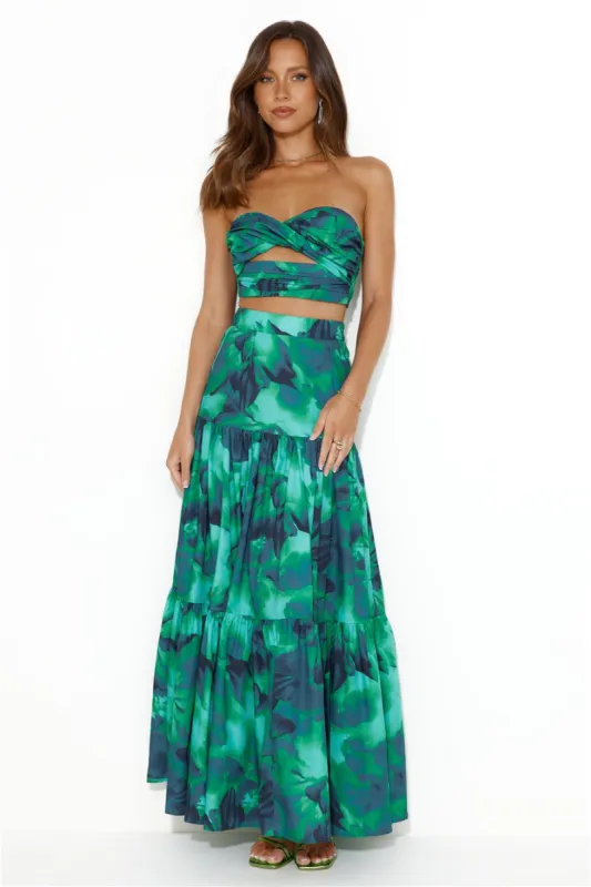 RUNAWAY Ayla Top Calista Green sold by Hello Molly
