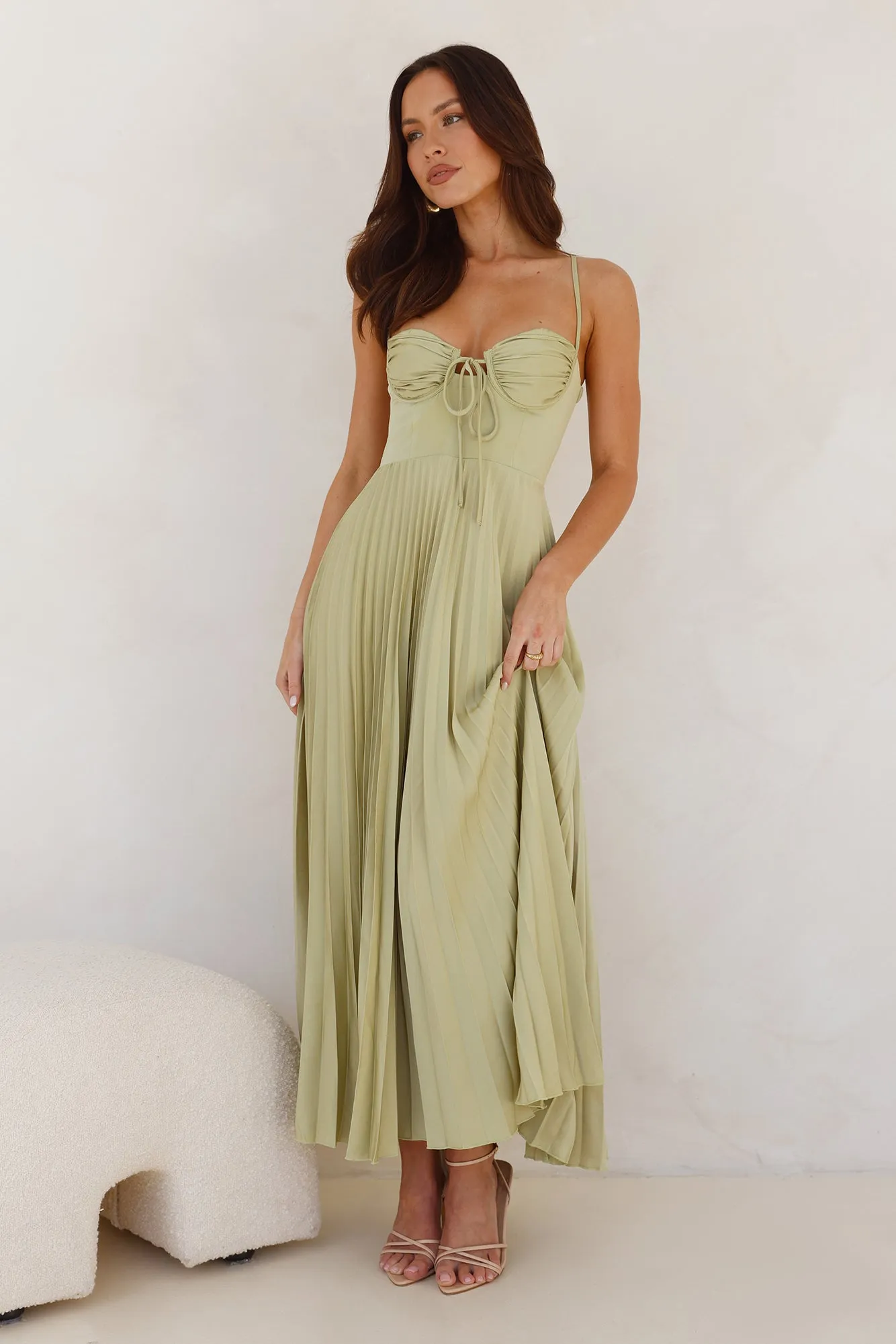 Classy Lover Maxi Dress Green sold by Hello Molly product image thumbnail 4