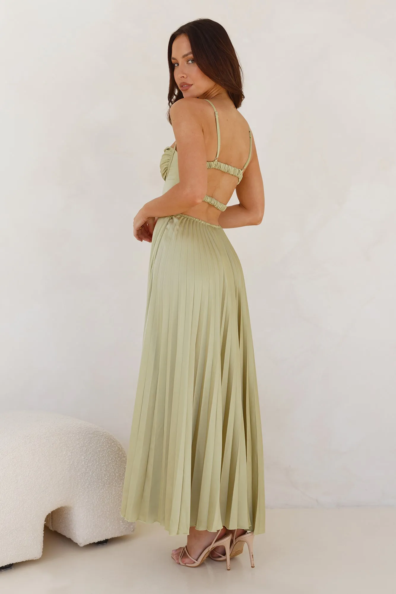 Classy Lover Maxi Dress Green sold by Hello Molly product image thumbnail 5