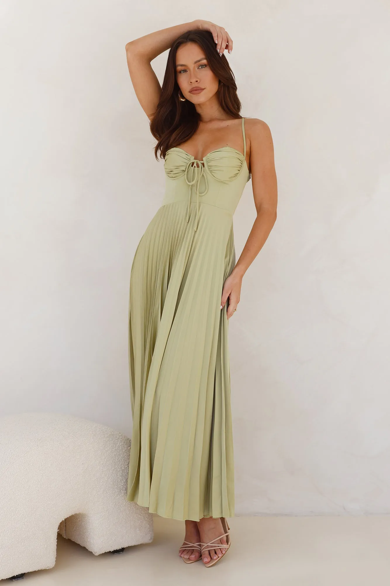 Classy Lover Maxi Dress Green sold by Hello Molly product image thumbnail 3