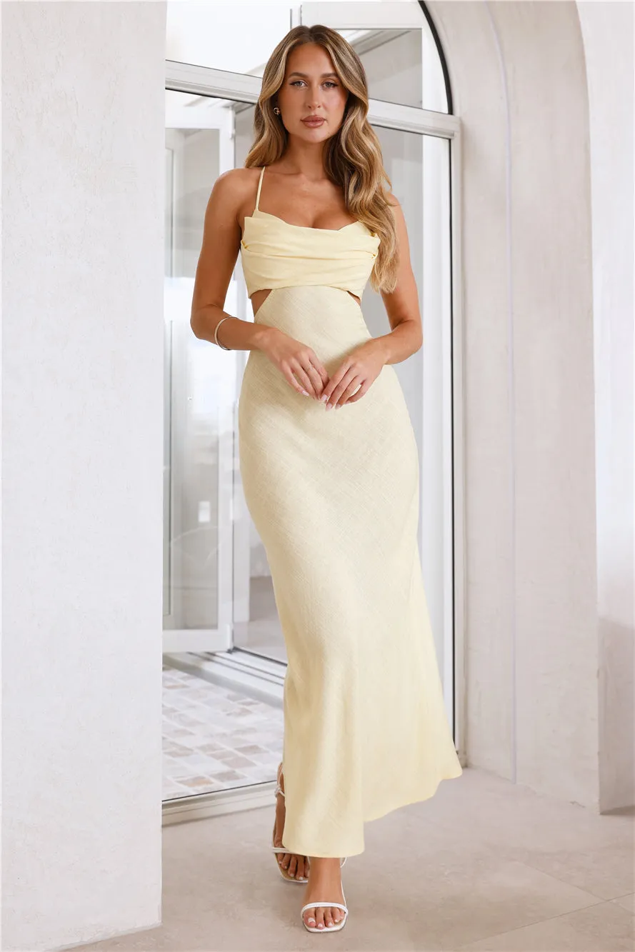 Fancy Brunch Date Maxi Dress Yellow sold by Hello Molly product image thumbnail 3
