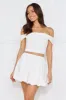 Girl Gossip Bubble Mini Skirt White sold by Hello Molly