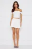 Girl Gossip Bubble Mini Skirt White sold by Hello Molly