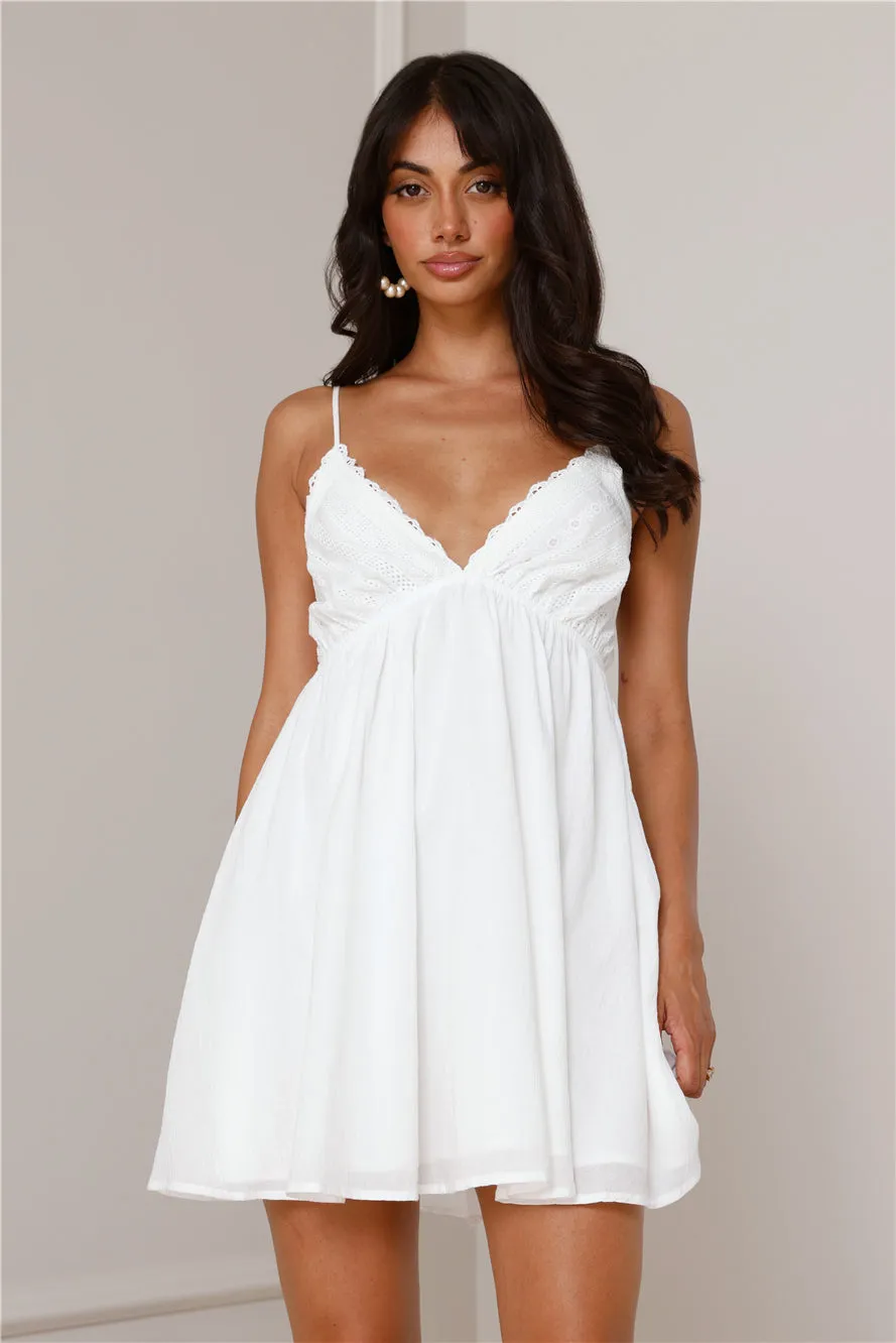 Daisy Soft Mini Dress White sold by Hello Molly product image thumbnail 4