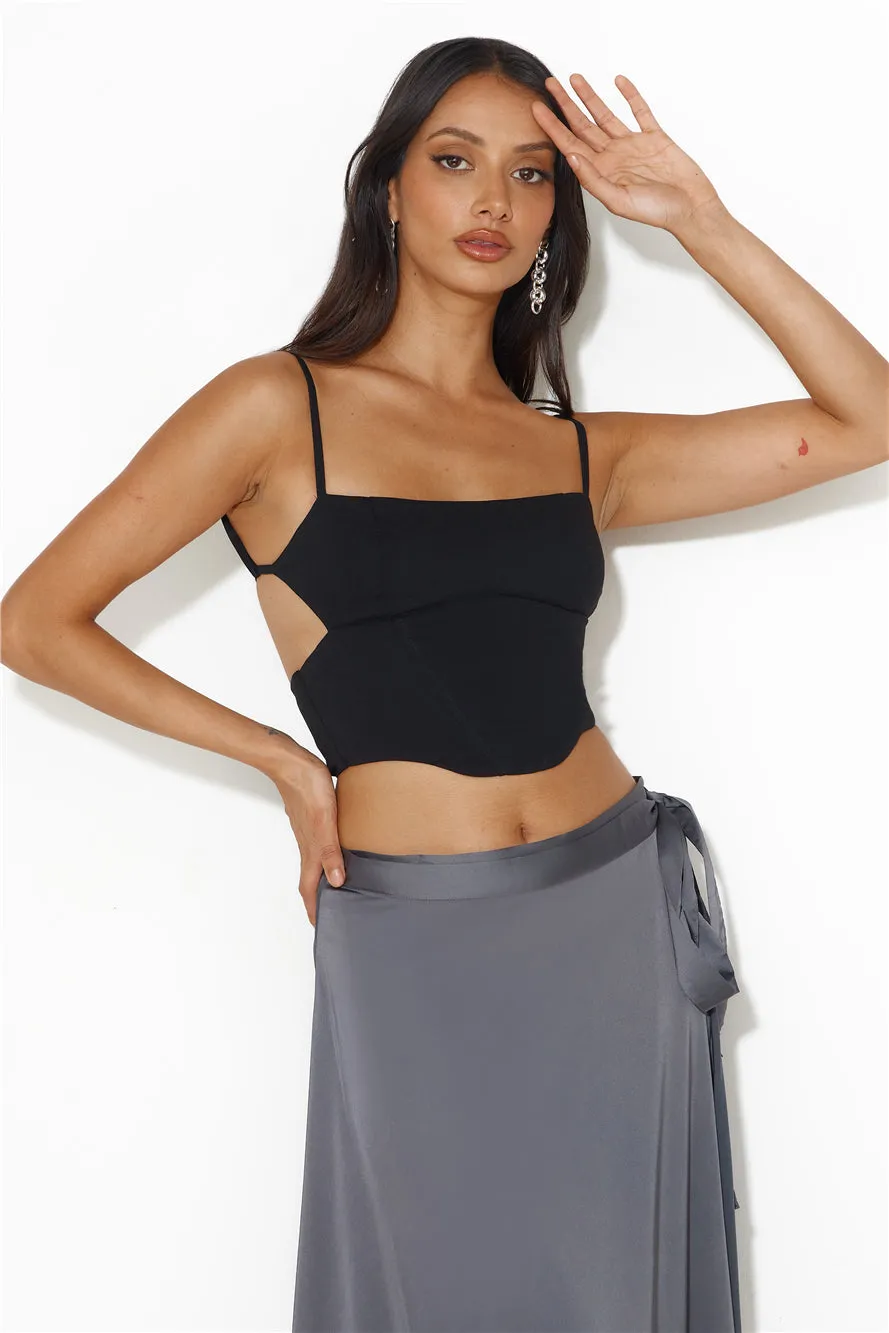 Fave Crop Top Black sold by Hello Molly product image thumbnail 3