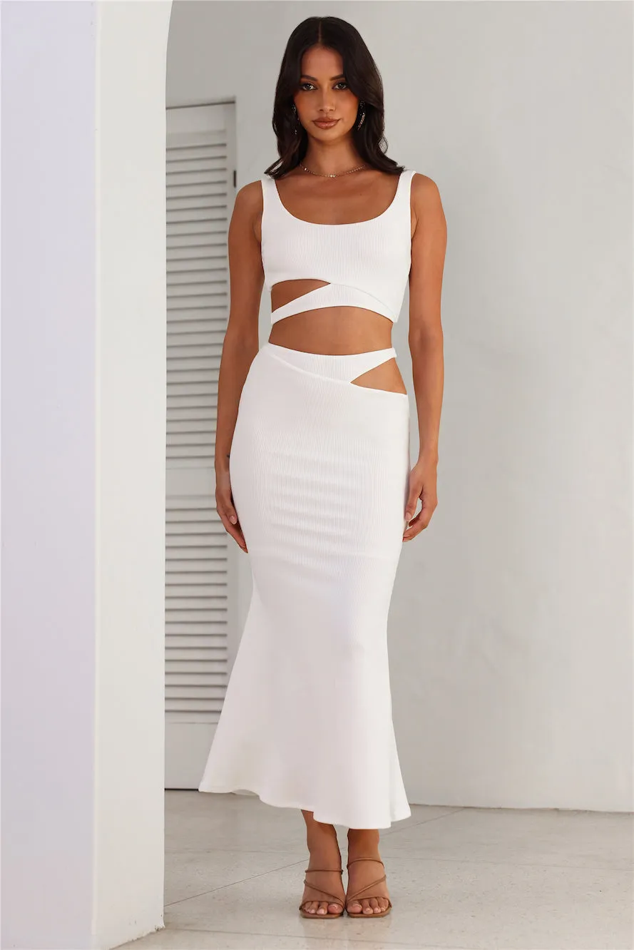 Where Did You Go Ribbed Crop Top White sold by Hello Molly product image thumbnail 4