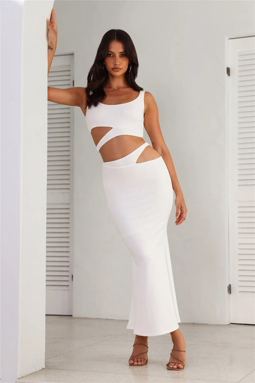 Where Did You Go Ribbed Crop Top White sold by Hello Molly product image thumbnail 2