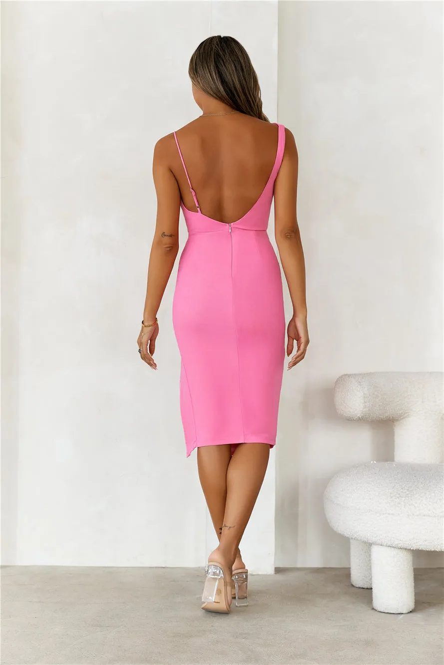 HELLO MOLLY Chic Celebrations Midi Dress Pink sold by Hello Molly product image thumbnail 5