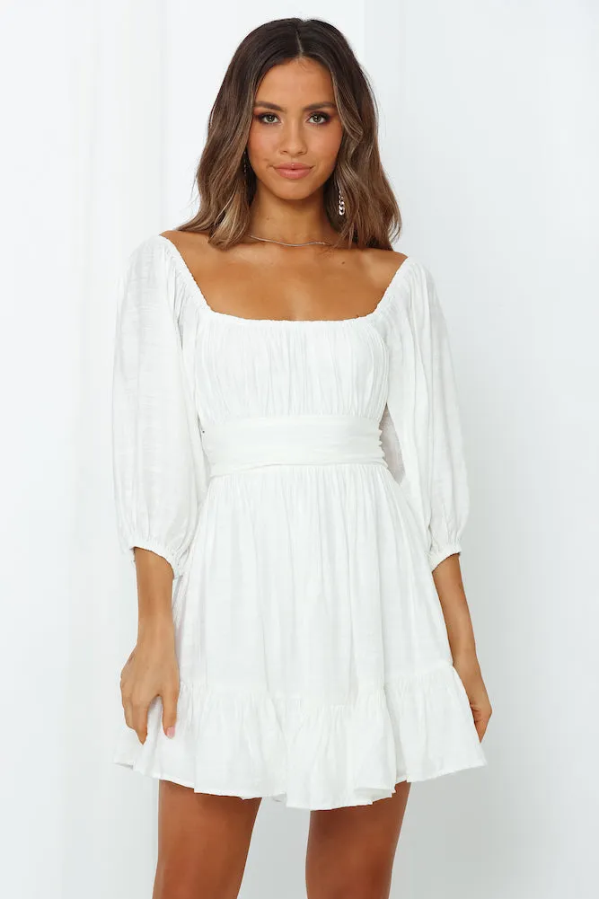 This Is Espionage Dress White sold by Hello Molly