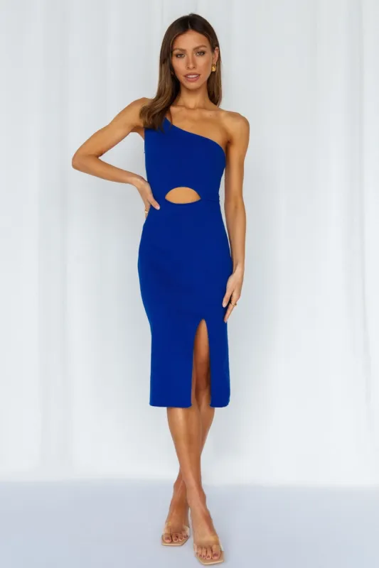 Jade Midi Dress Blue sold by Hello Molly