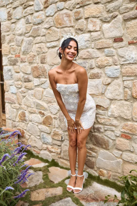 HELLO MOLLY Bachelorette Party Headband White sold by Hello Molly