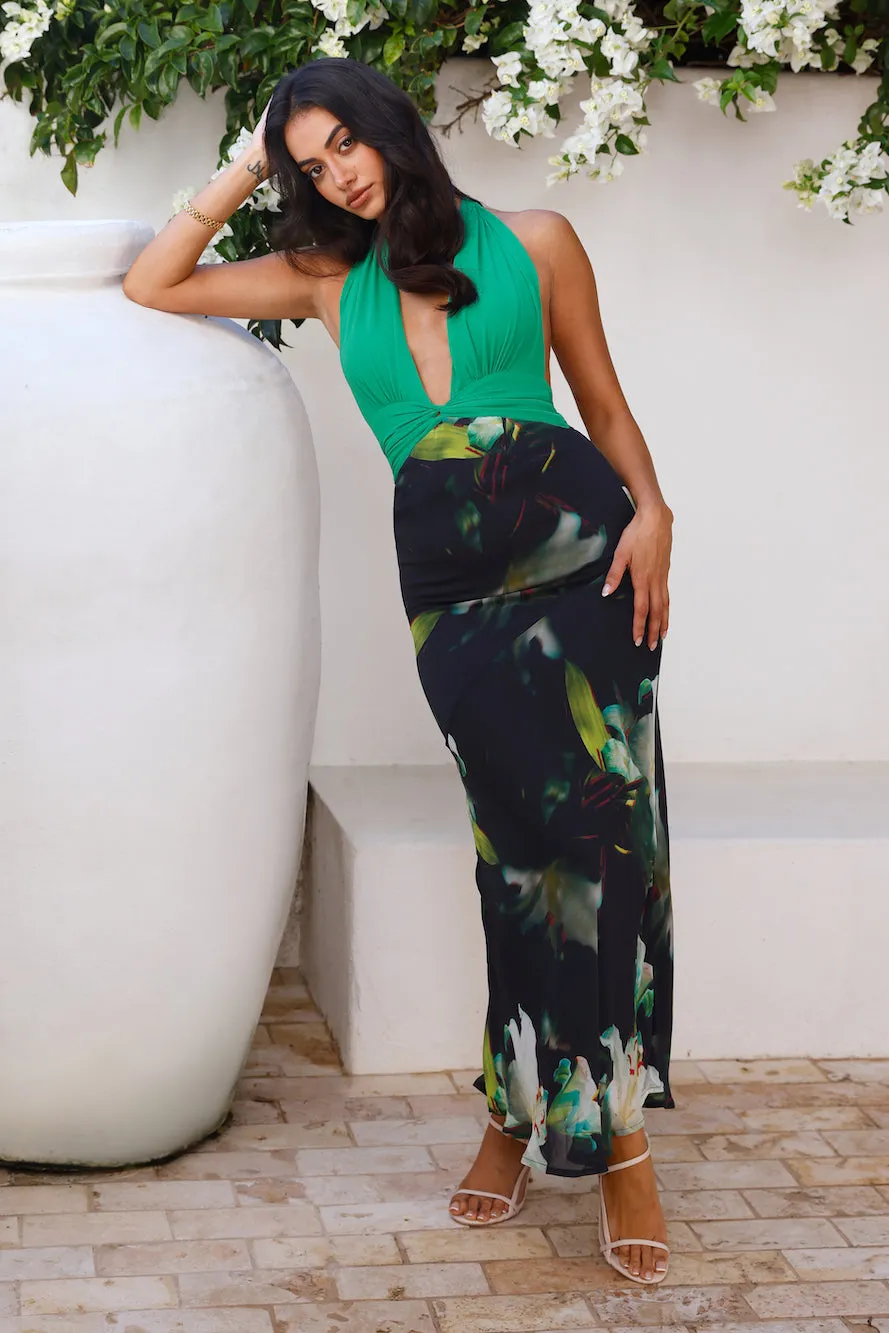 RUNAWAY Tenaya Maxi Dress Lily Print sold by Hello Molly product image thumbnail 4
