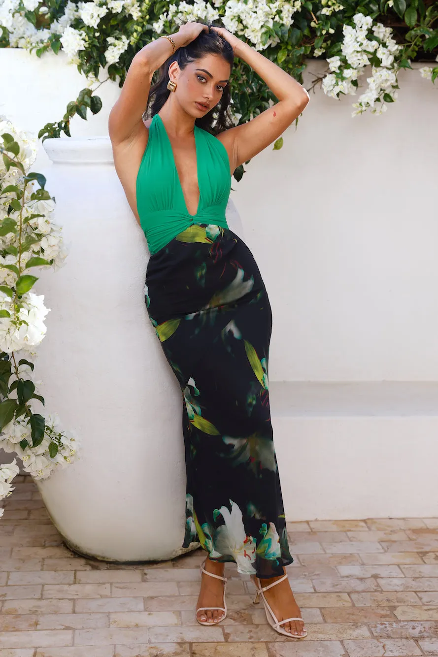 RUNAWAY Tenaya Maxi Dress Lily Print sold by Hello Molly product image thumbnail 5