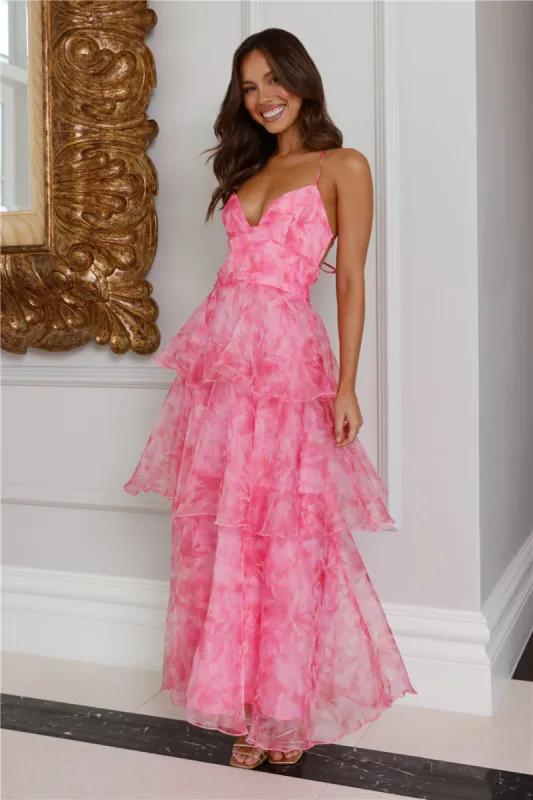 About Her Beauty Maxi Dress Pink sold by Hello Molly