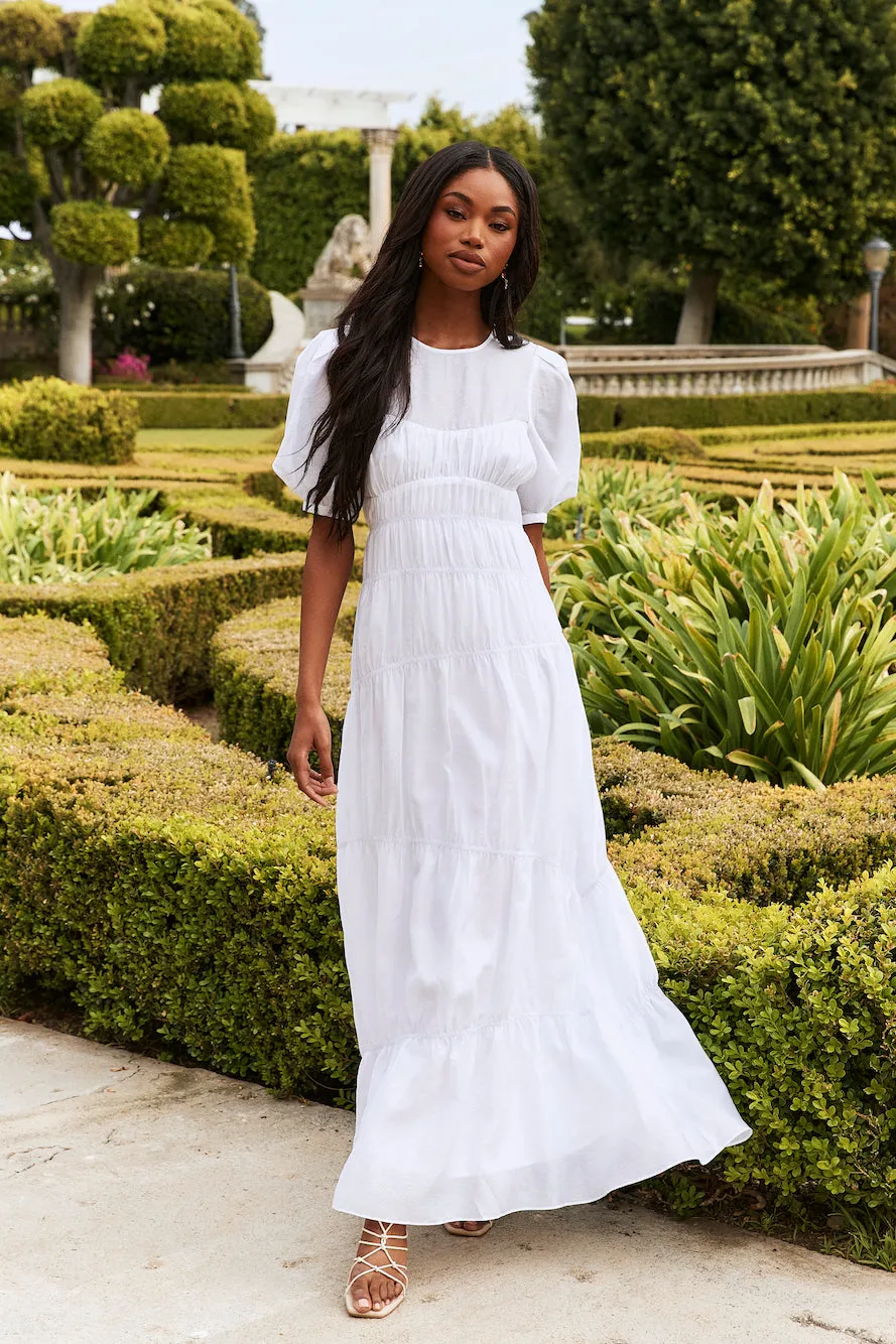 HELLO MOLLY La Memoire Maxi Dress White sold by Hello Molly