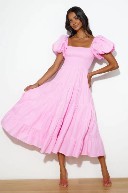 Lover Girl Maxi Dress Pink sold by Hello Molly