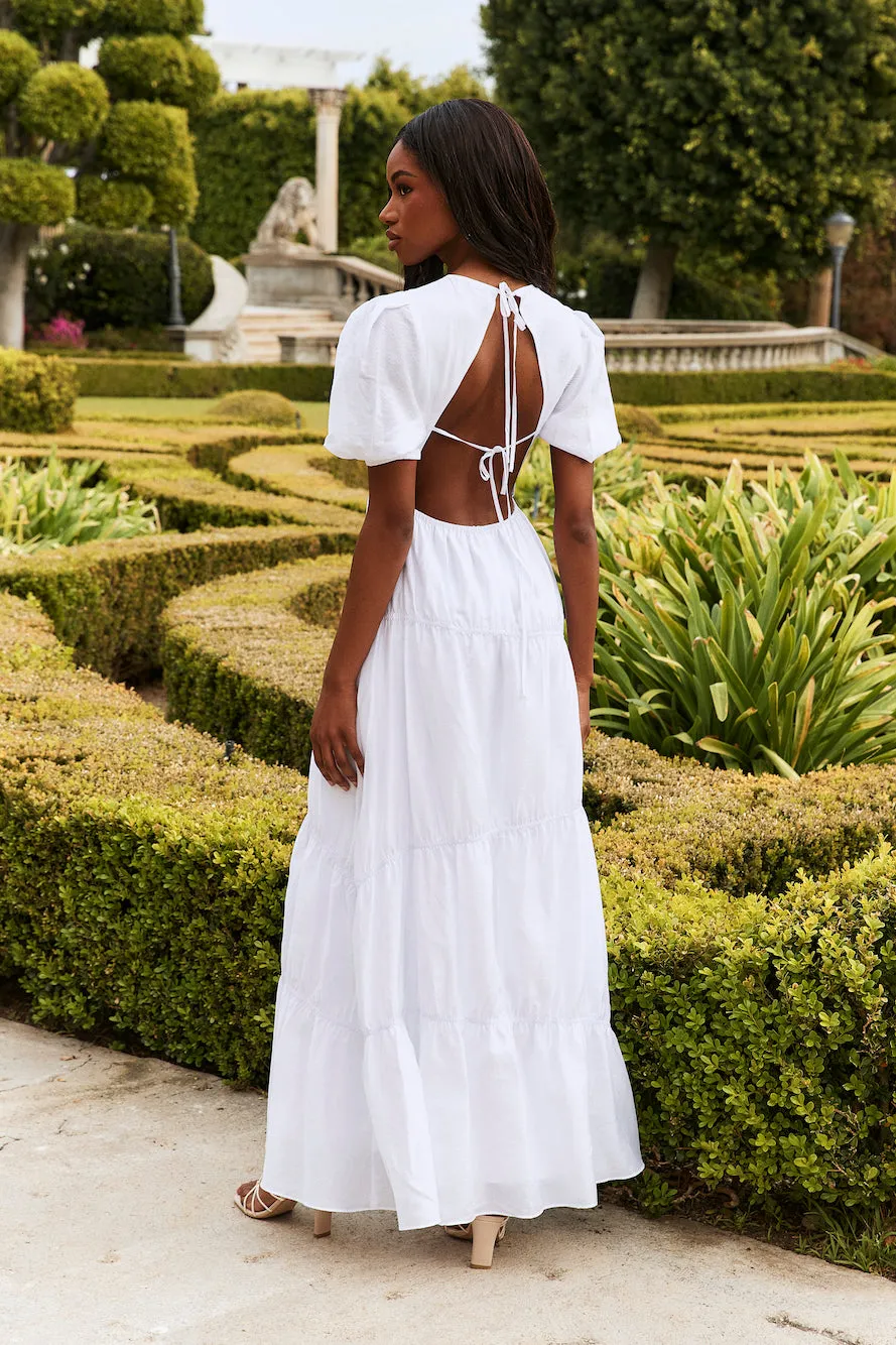 HELLO MOLLY La Memoire Maxi Dress White sold by Hello Molly product image thumbnail 5