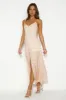 HELLO MOLLY Skipping Fields Maxi Dress Pink sold by Hello Molly