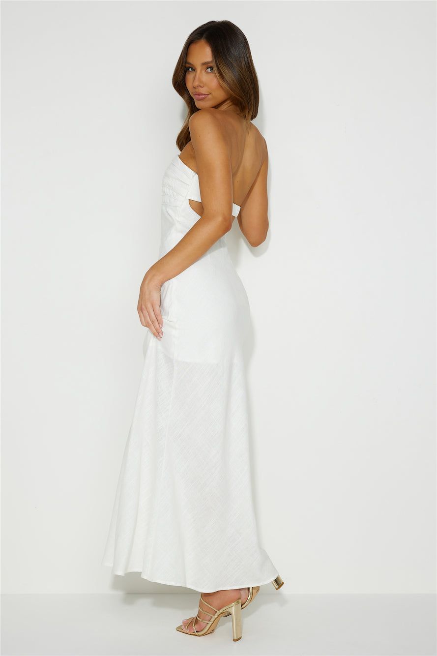 Moves To Make Maxi Dress White sold by Hello Molly product image thumbnail 4